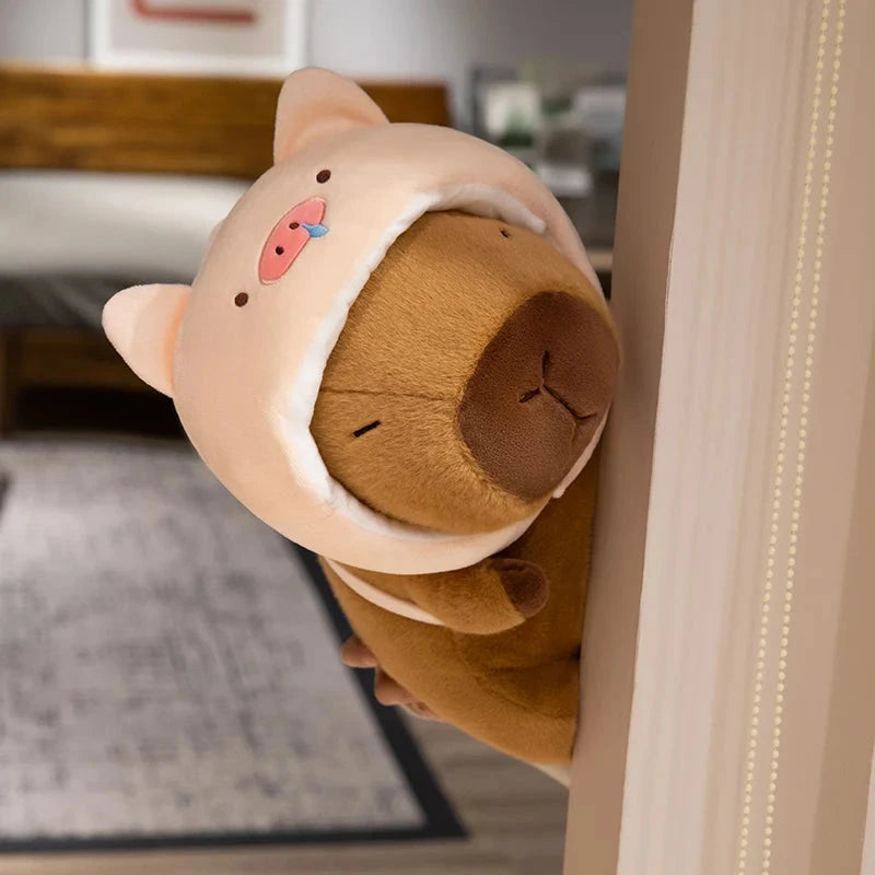 Capybara Animal Cosplay Hat Plushies - Image 13