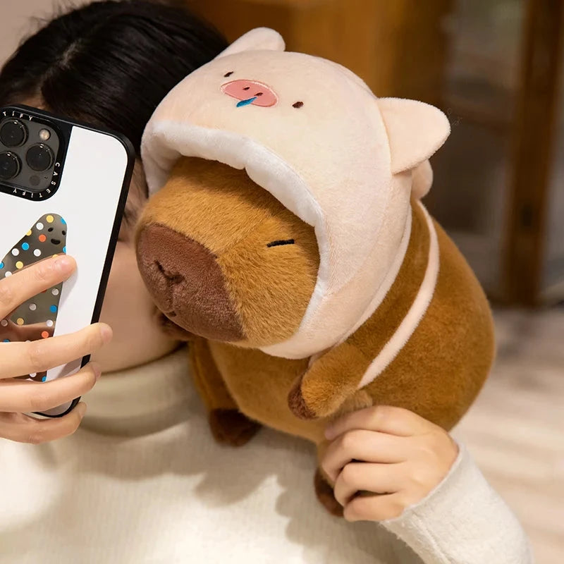 Capybara Animal Cosplay Hat Plushies - Image 8