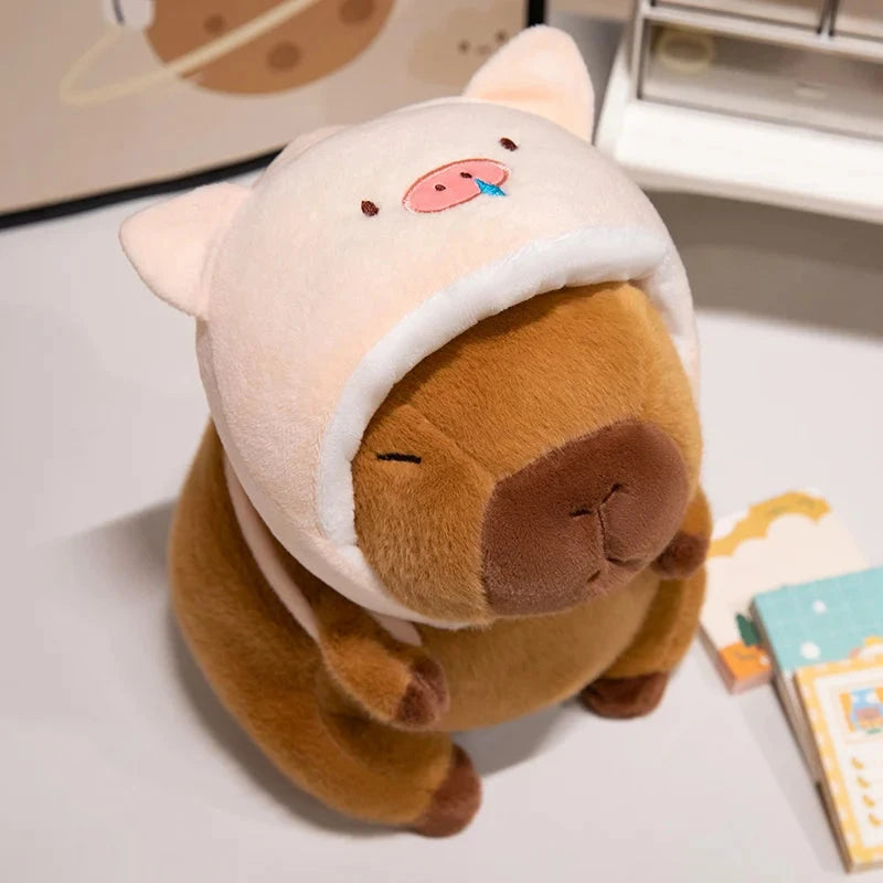 Capybara Animal Cosplay Hat Plushies - Image 17