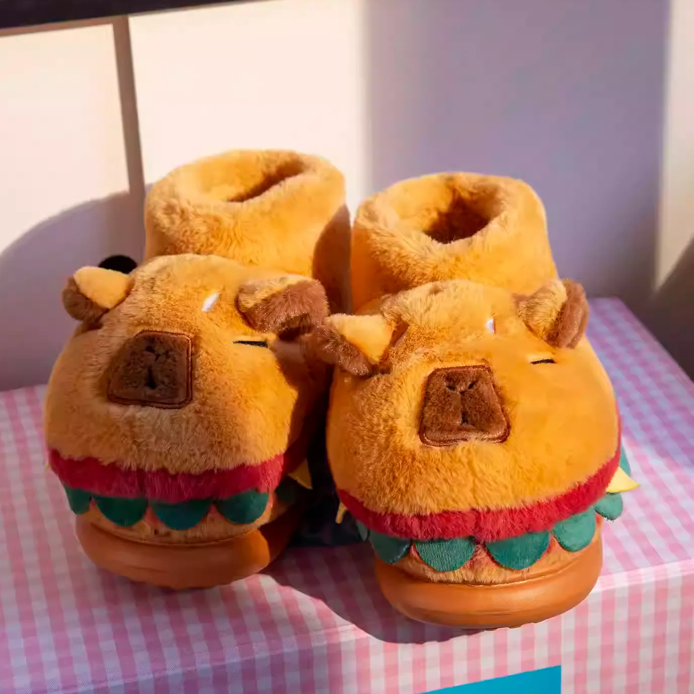 Capybara Hamburger Slippers - Image 6