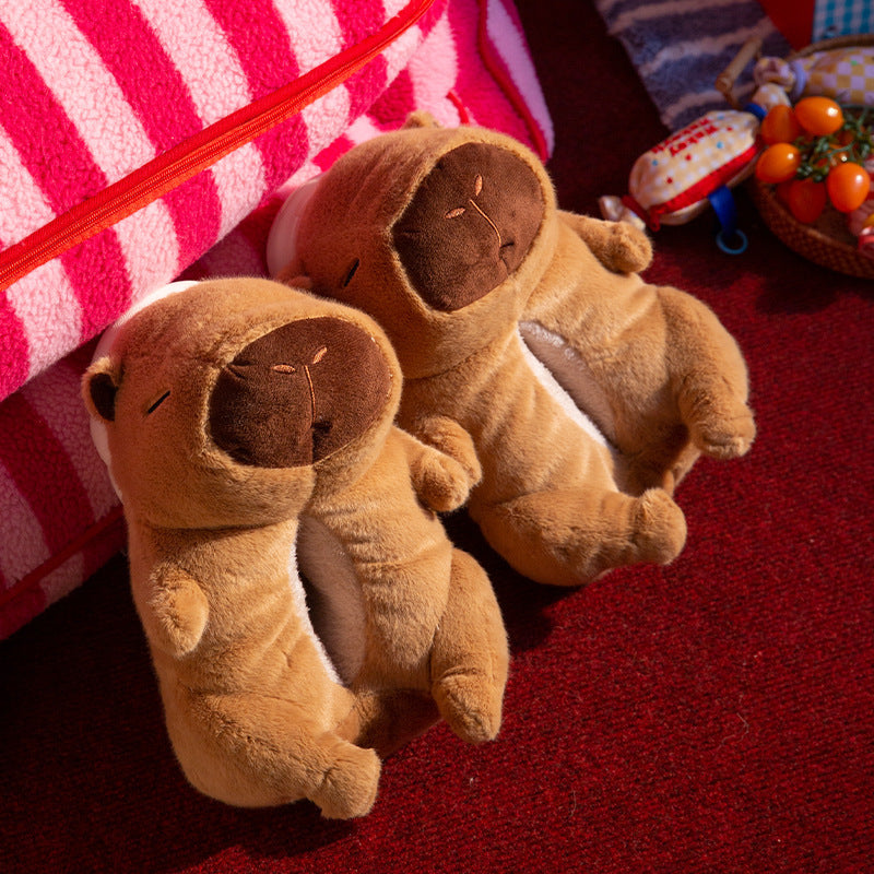 Capybara Slippers Plush Animal Slippers Cozy and Cute - Image 5
