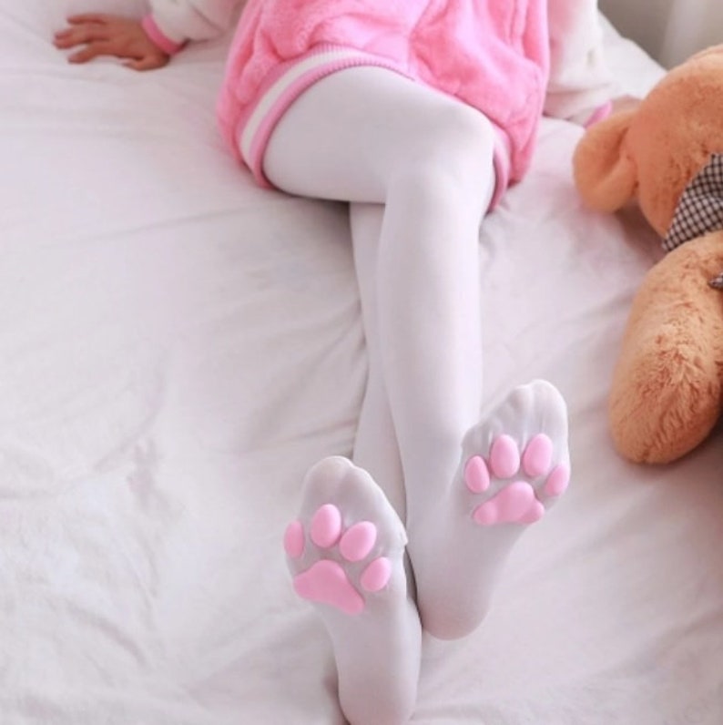 Cat Paw Socks Thigh High - Image 8