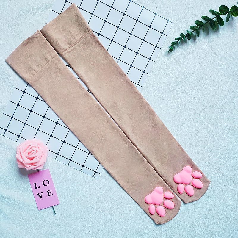 Cat Paw Socks Thigh High - Image 9
