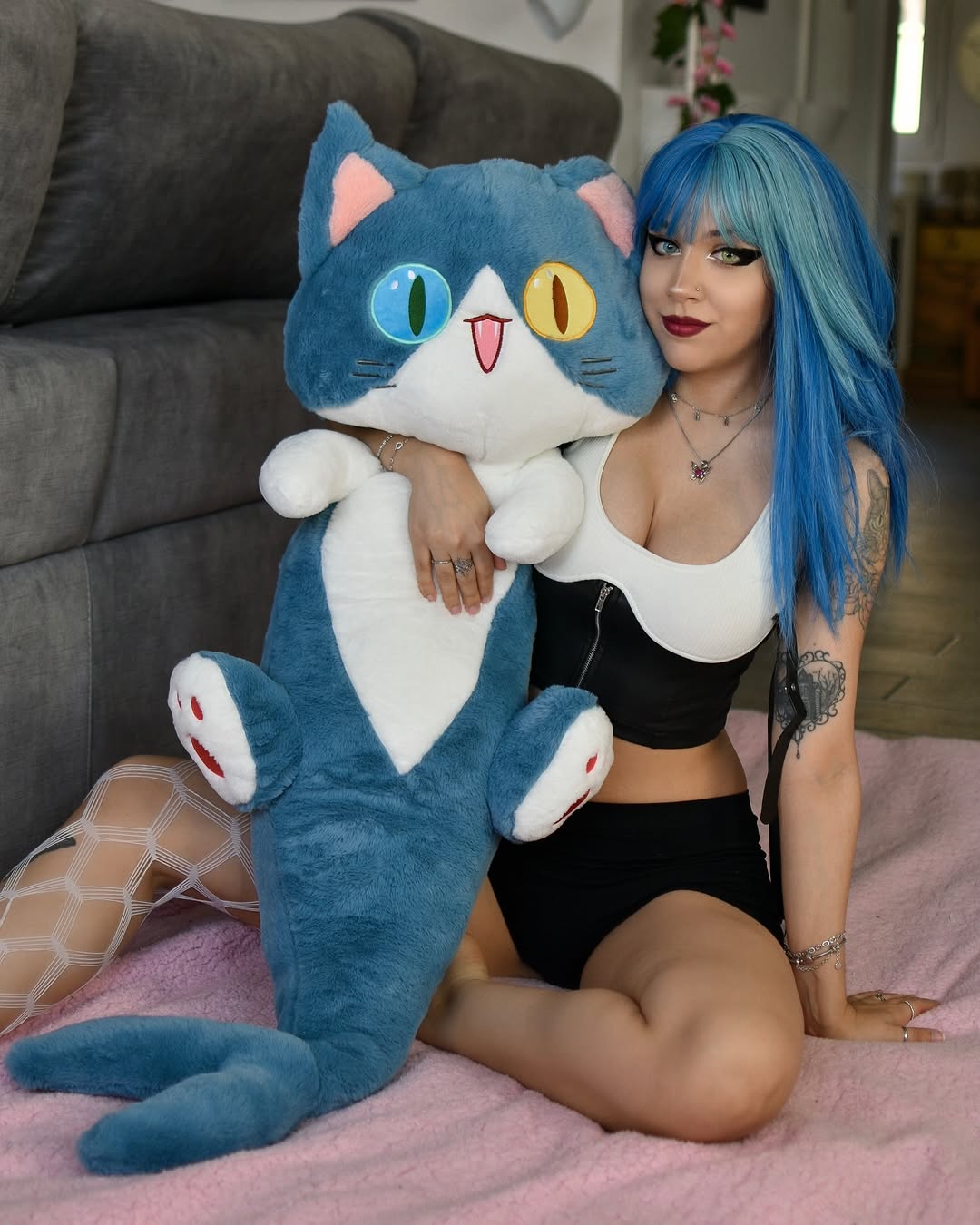 Cat Shark Plush Hybrid Plushie