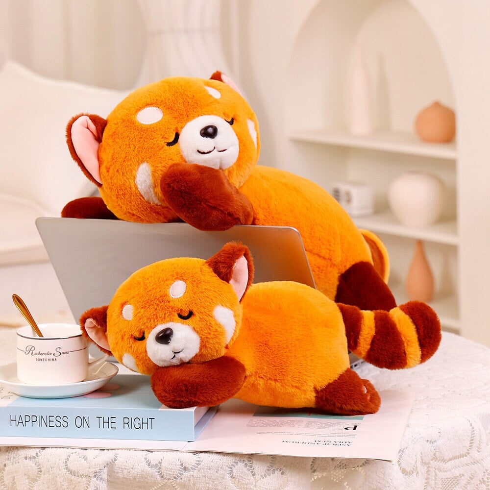 Chai the Sleeping Red Panda Plushie - Image 2