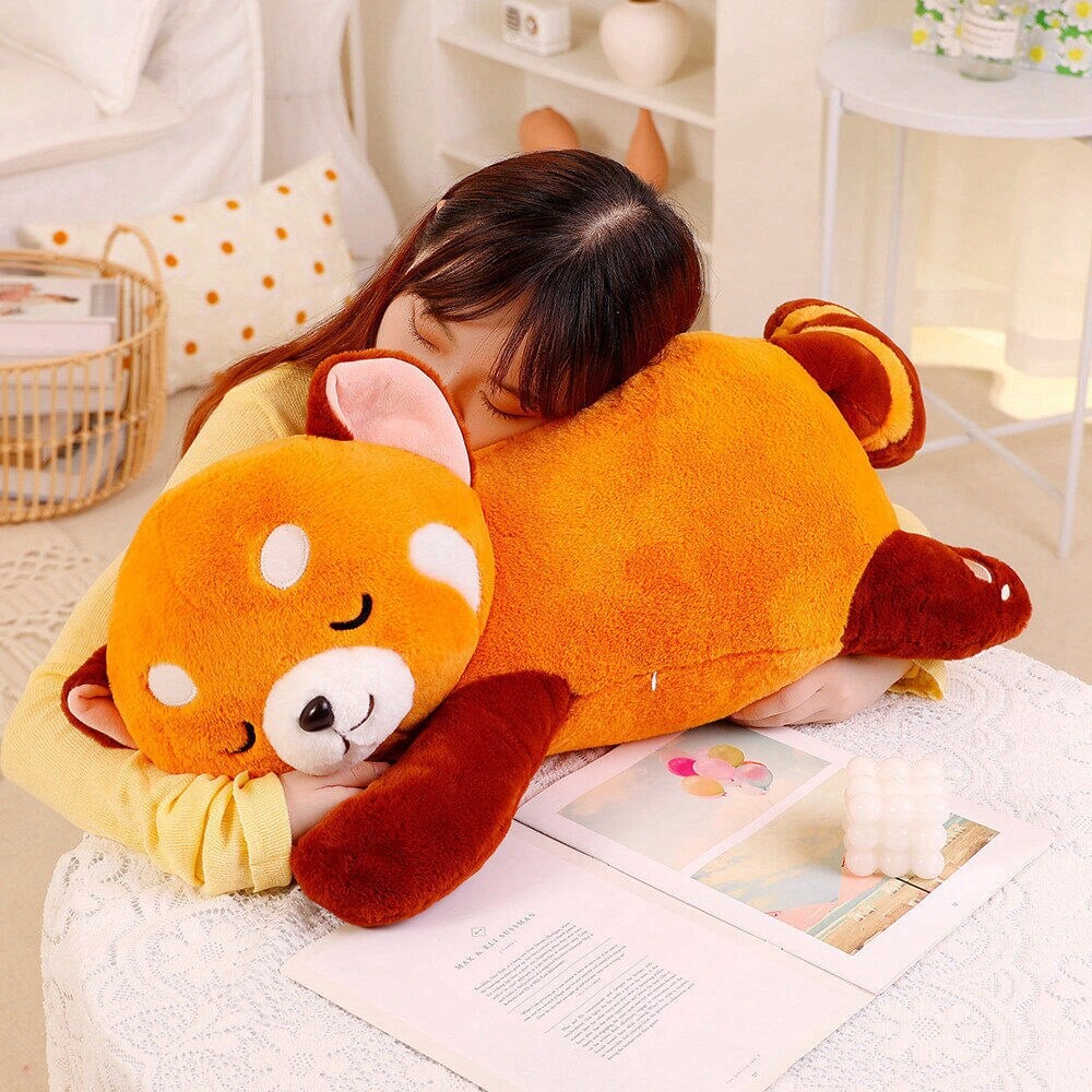 Chai the Sleeping Red Panda Plushie - Image 9