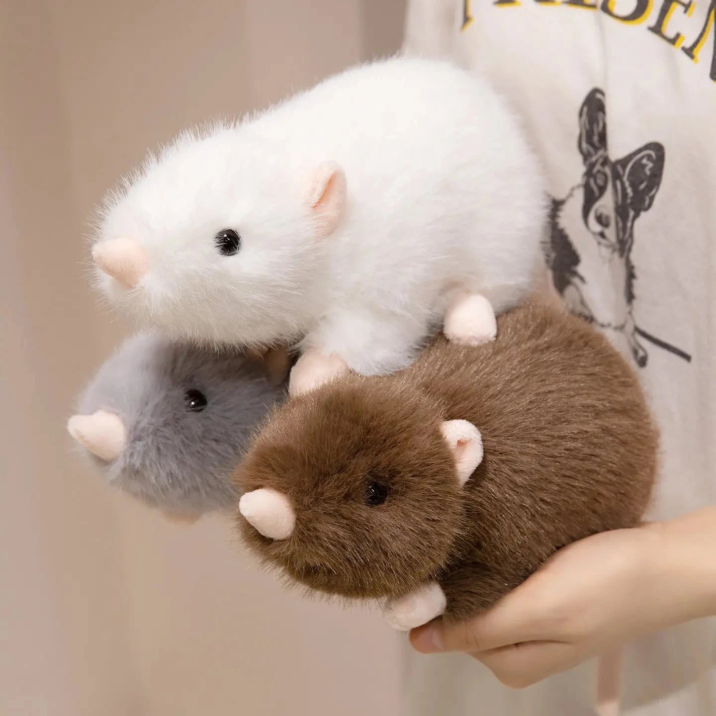 Cheesingtons the Lovable Mouse Plushie Family