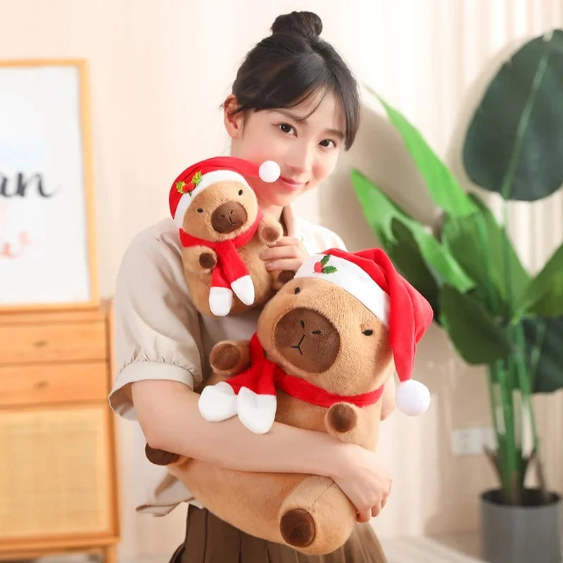 Christmas New Year Baby Capybara Plushies - Image 17