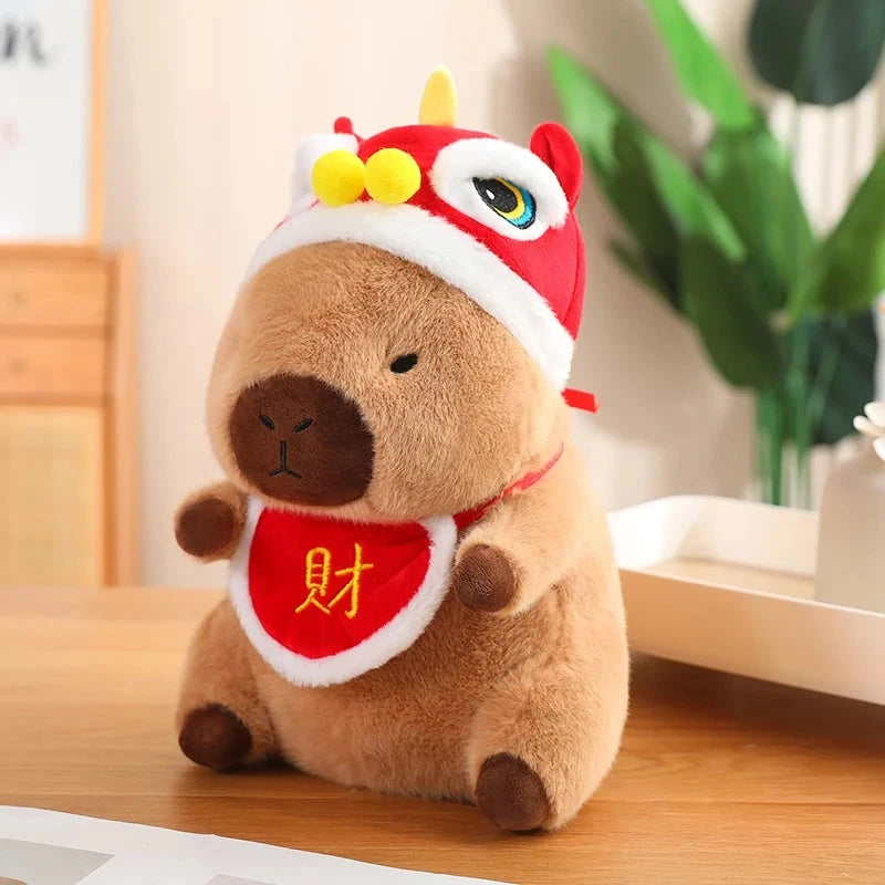 Christmas New Year Baby Capybara Plushies - Image 8