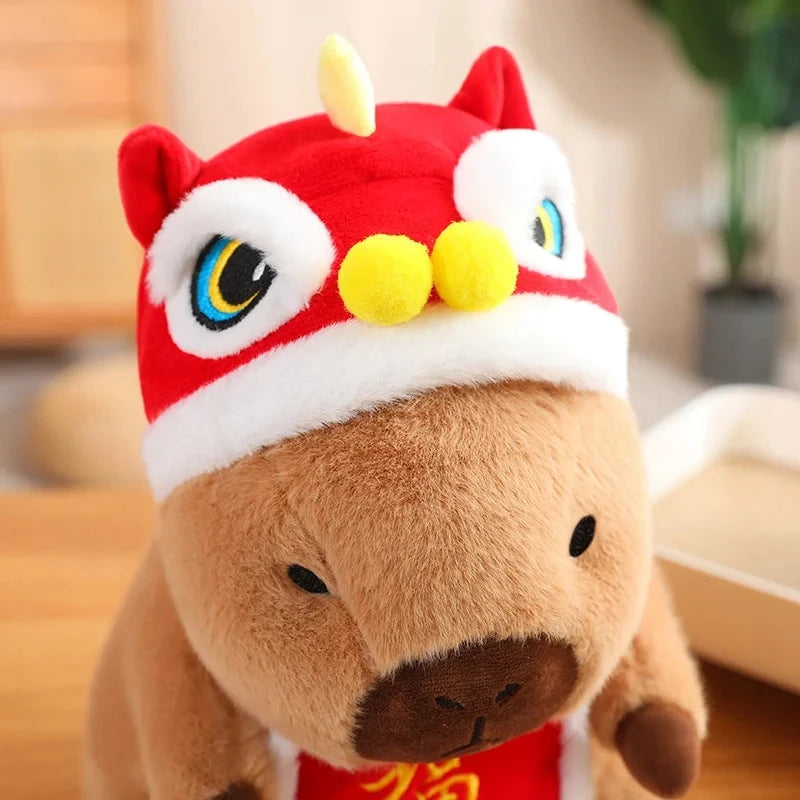 Christmas New Year Baby Capybara Plushies - Image 2