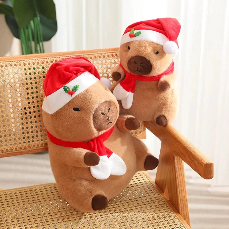 Christmas New Year Baby Capybara Plushies - Image 15