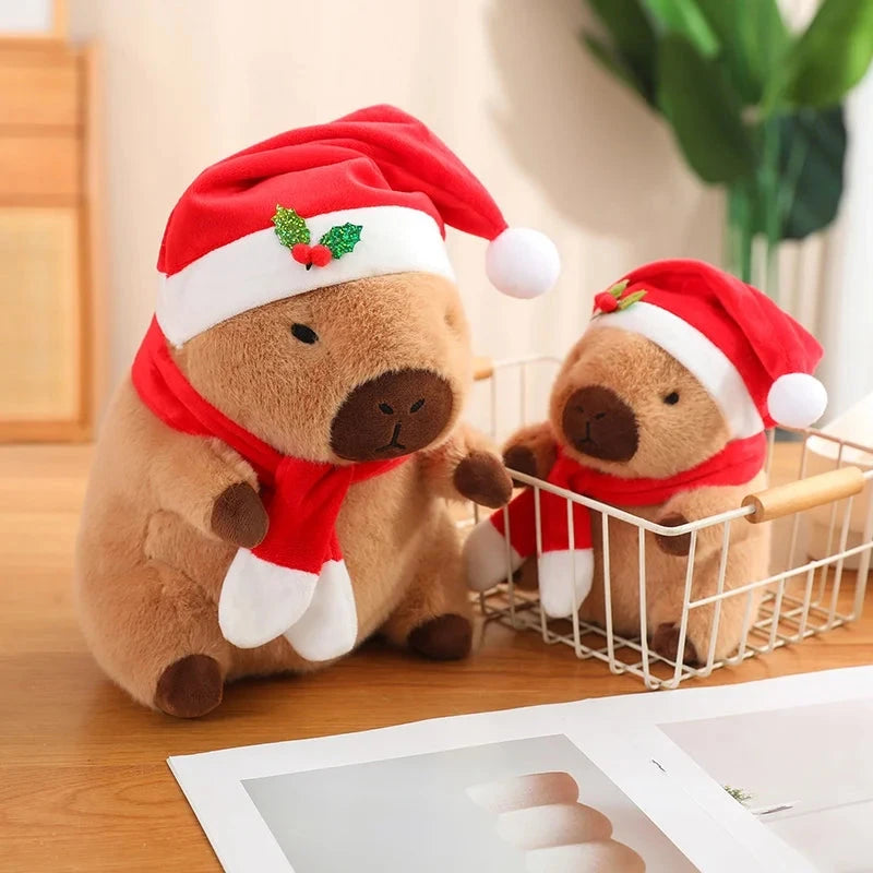 Christmas New Year Baby Capybara Plushies - Image 11