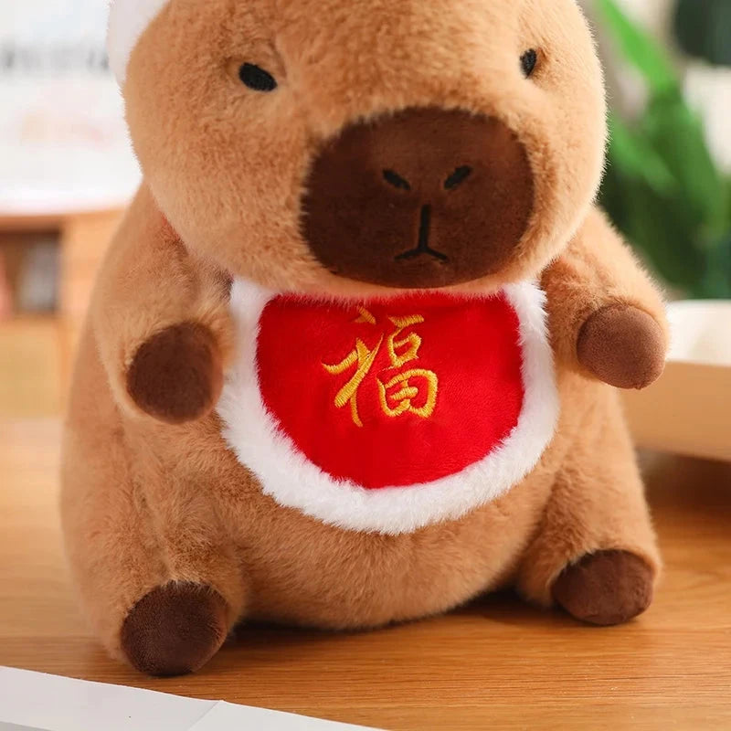 Christmas New Year Baby Capybara Plushies - Image 9