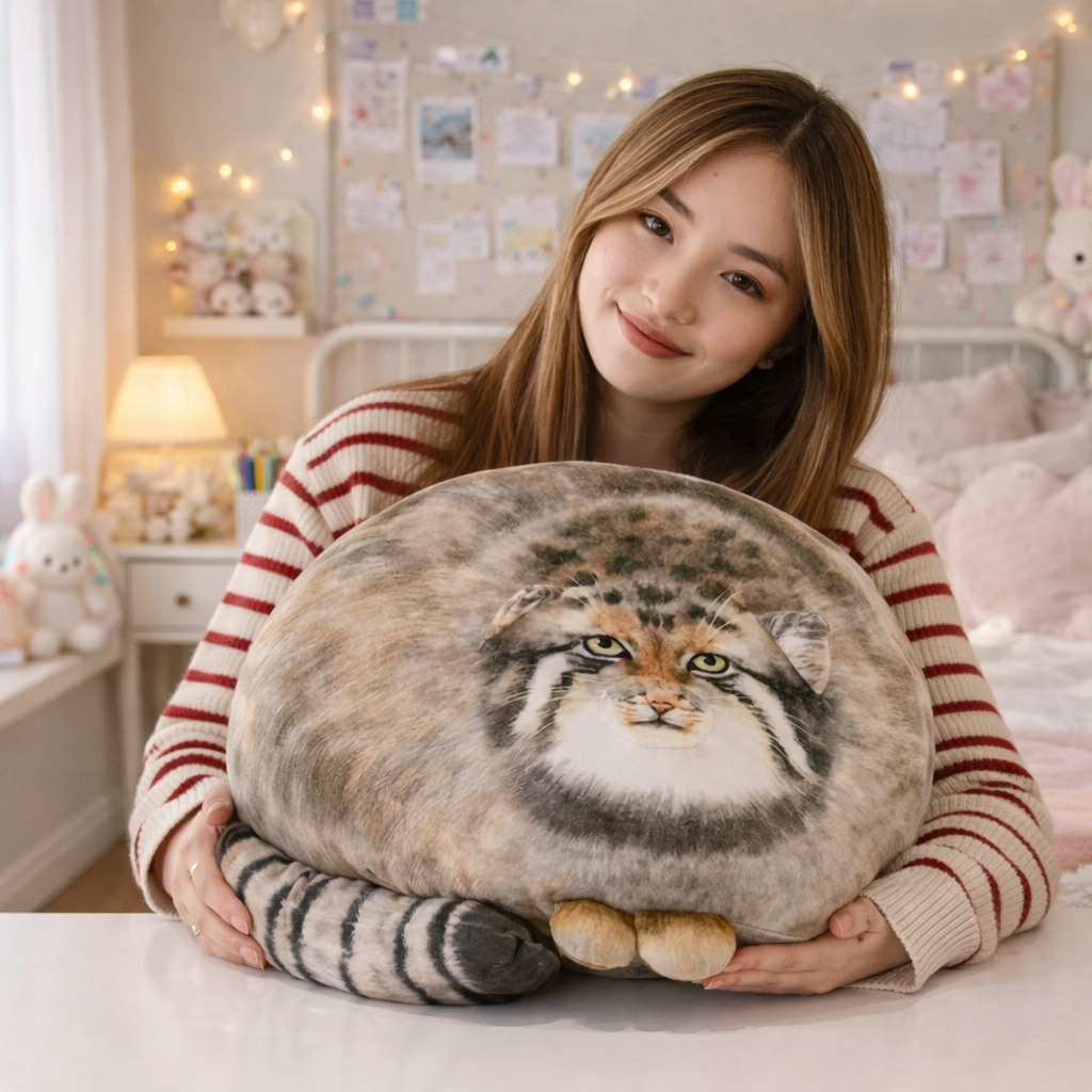 Chubby Pallas Cat Plush - Image 3