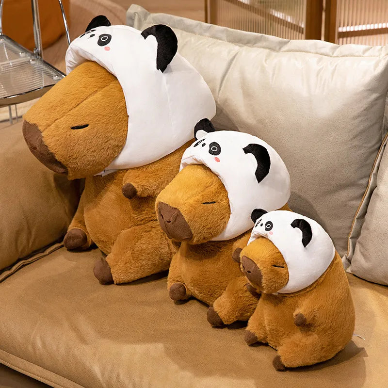 Chunky Kawaii Capybara Plush with Hat - Image 6