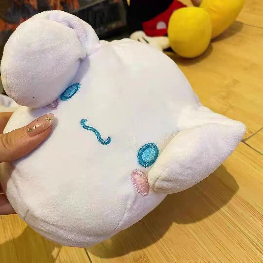 Cinnamoroll Plush Slippers with Moving Ears - Image 6