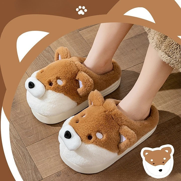 Corgi Plush Slippers - Image 5