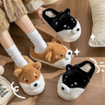 Corgi Plush Slippers
