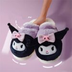 Cozy Kawaii Plush Kuromi Slippers