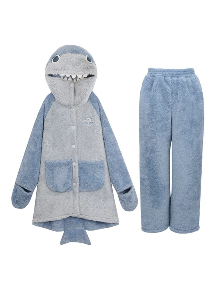 Cozy Shark Pajama Set - Image 2