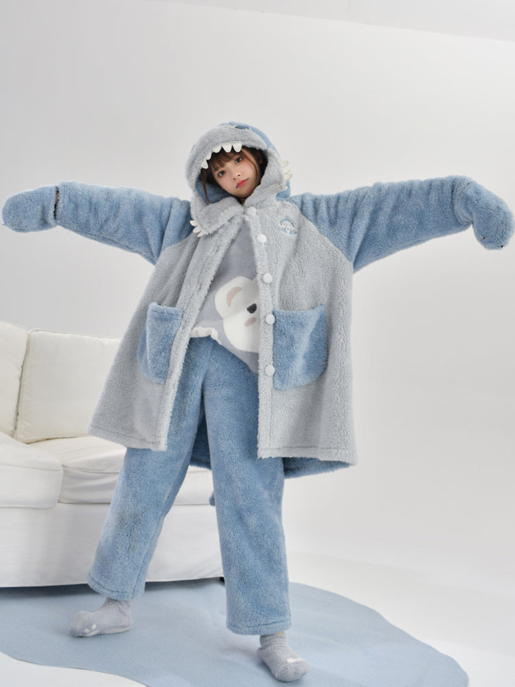 Cozy Shark Pajama Set - Image 8