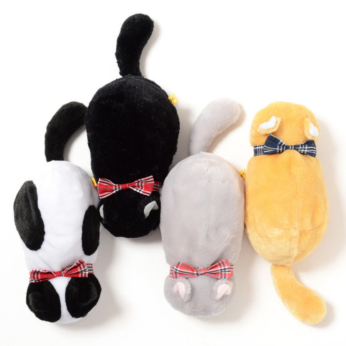 Cute Cat Plush Pencil Case - Image 3