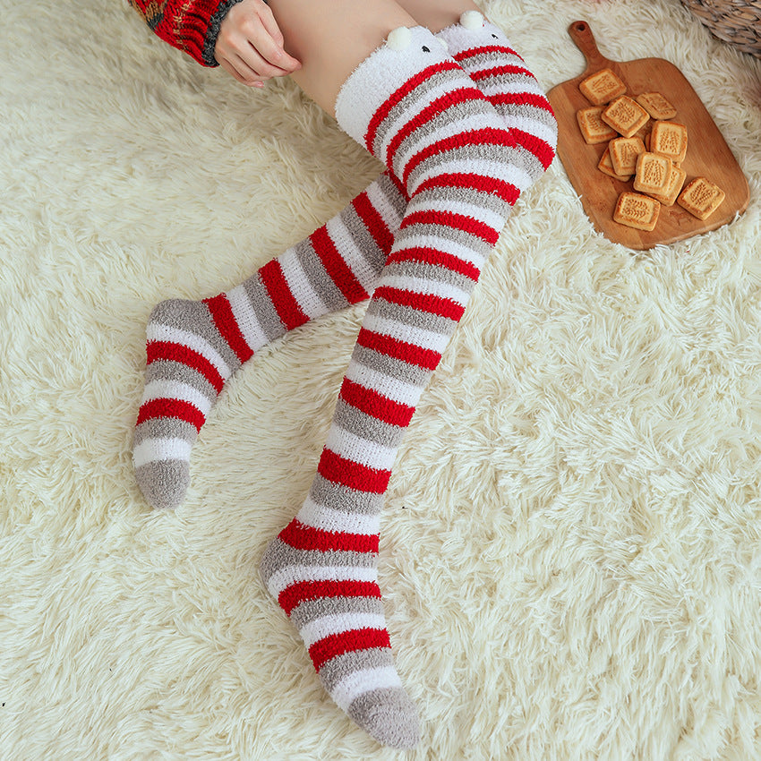 Cute Christmas Socks Over The Knee - Image 4