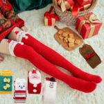 Cute Christmas Socks Over The Knee