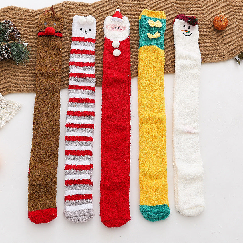 Cute Christmas Socks Over The Knee - Image 6