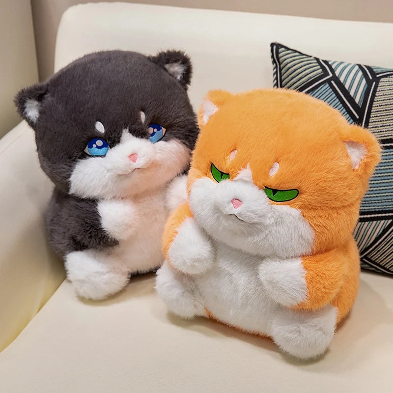 Cute Chubby Gray Ginger Cat Plushies - Image 6