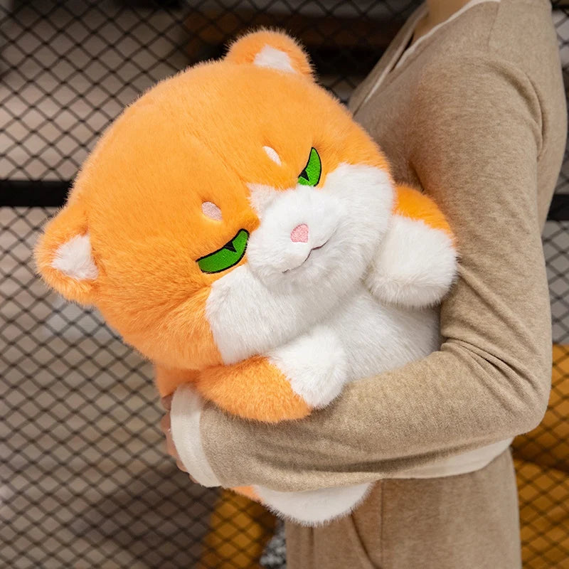 Cute Chubby Gray Ginger Cat Plushies - Image 17