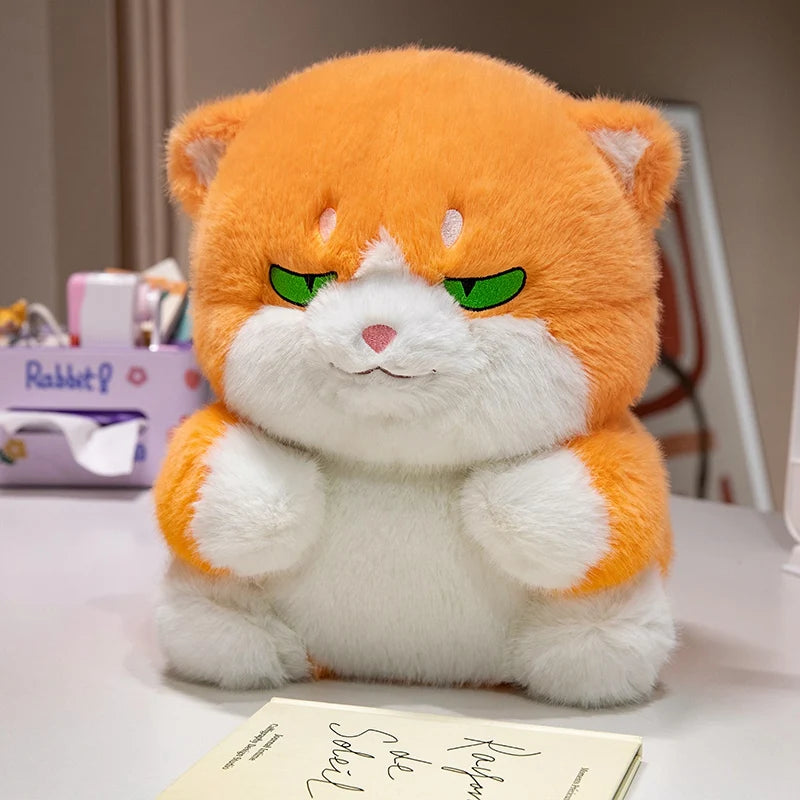 Cute Chubby Gray Ginger Cat Plushies - Image 15