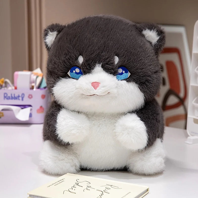 Cute Chubby Gray Ginger Cat Plushies - Image 13