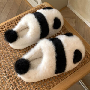 Cute Fluffy Panda Slippers