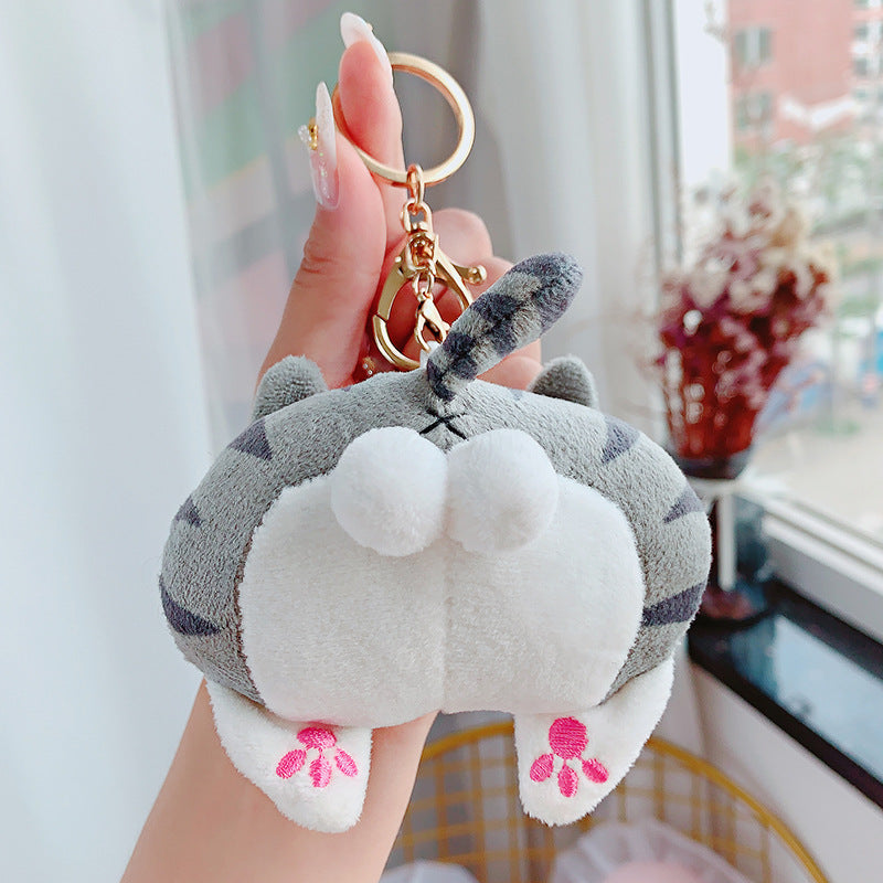 Cute Plush Corgi Butt Keychain - Image 3