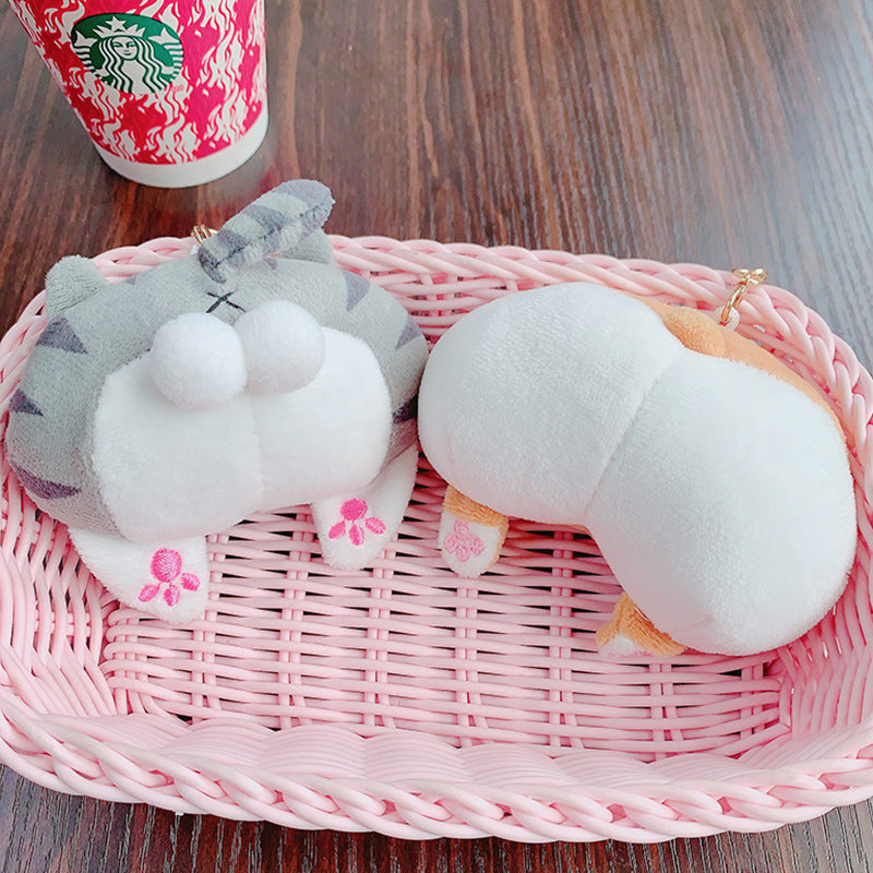 Cute Plush Corgi Butt Keychain - Image 2