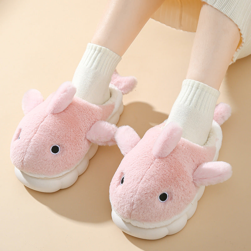 Cute Shark Plush Slippers - Image 11