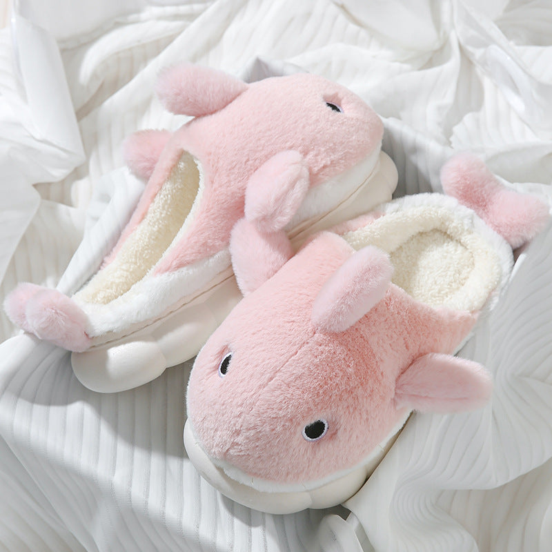 Cute Shark Plush Slippers - Image 12