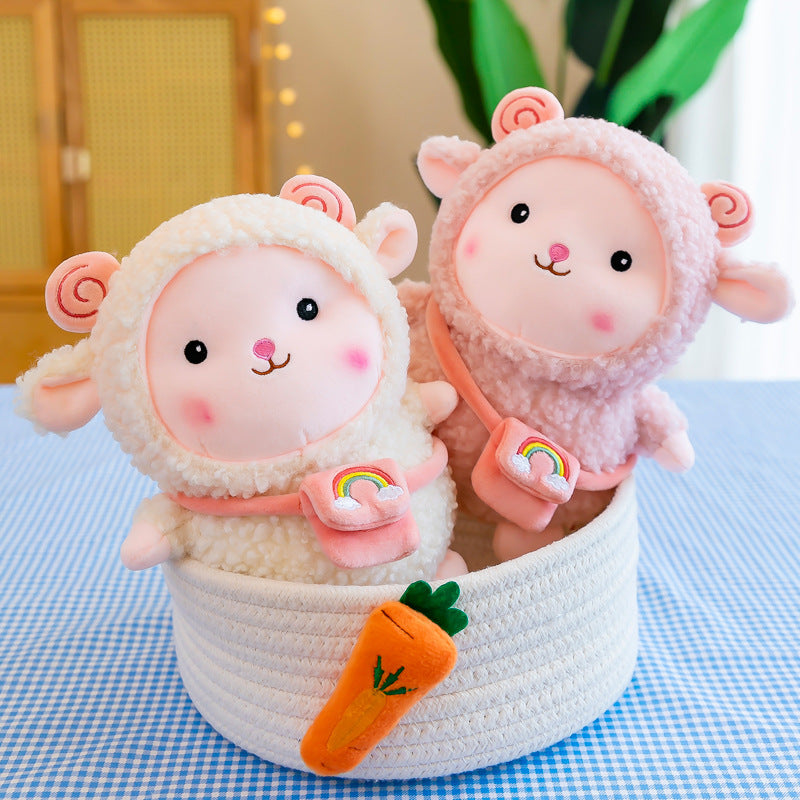 Cute Woolen Sheep Plush Toy - Image 2