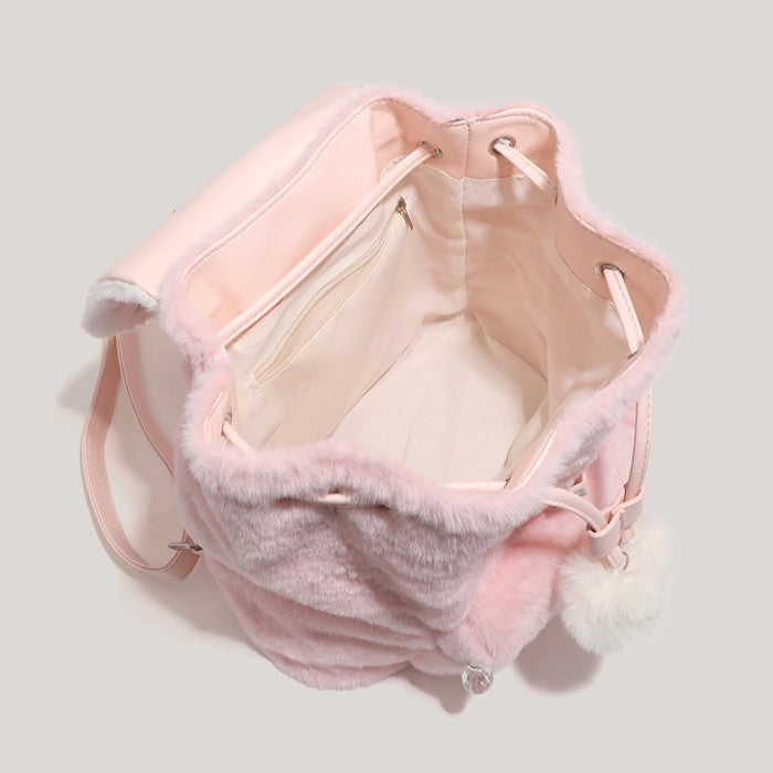 Drawstring My Melody Plush Backpack - Image 7