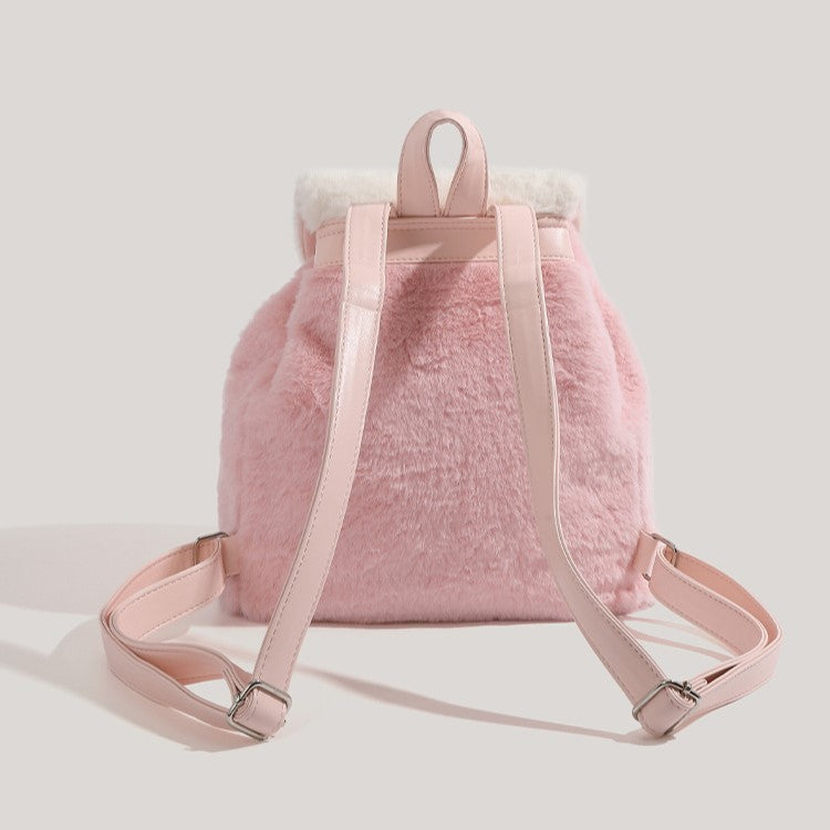 Drawstring My Melody Plush Backpack - Image 6