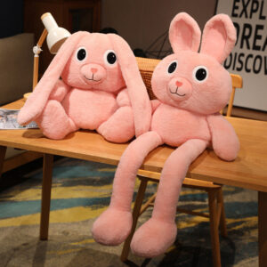 Ears Stretchable Long-legged Rabbit Doll