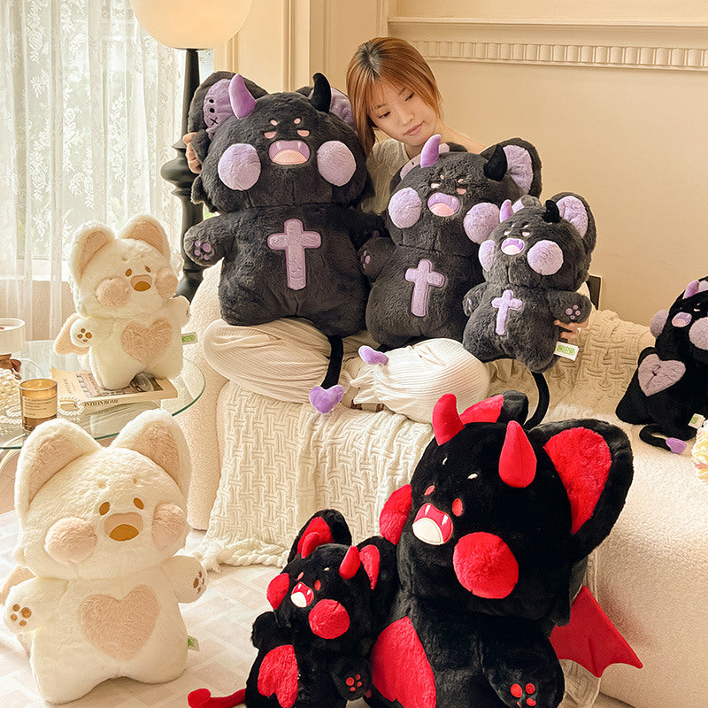 Evil Doodle Cat Plush Dudu Meow Stuffed Animal - Image 2