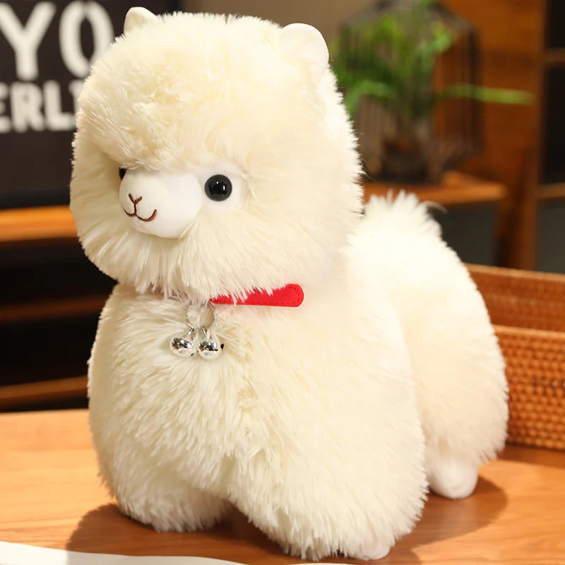 Fluffy Alpaca Llama Plushies with Bell - Image 6