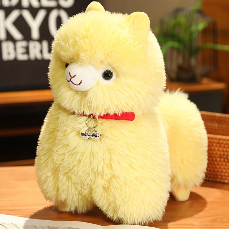 Fluffy Alpaca Llama Plushies with Bell - Image 7