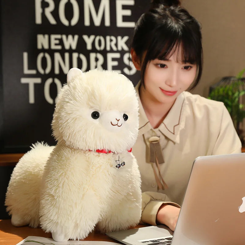 Fluffy Alpaca Llama Plushies with Bell - Image 16