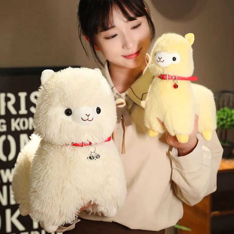 Fluffy Alpaca Llama Plushies with Bell - Image 13