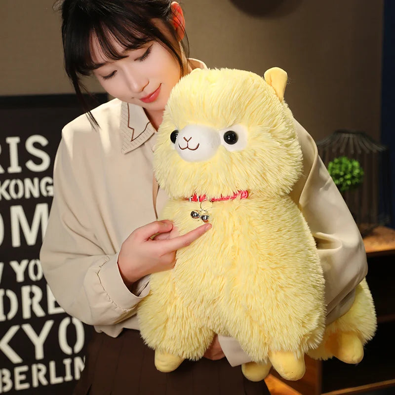 Fluffy Alpaca Llama Plushies with Bell - Image 12