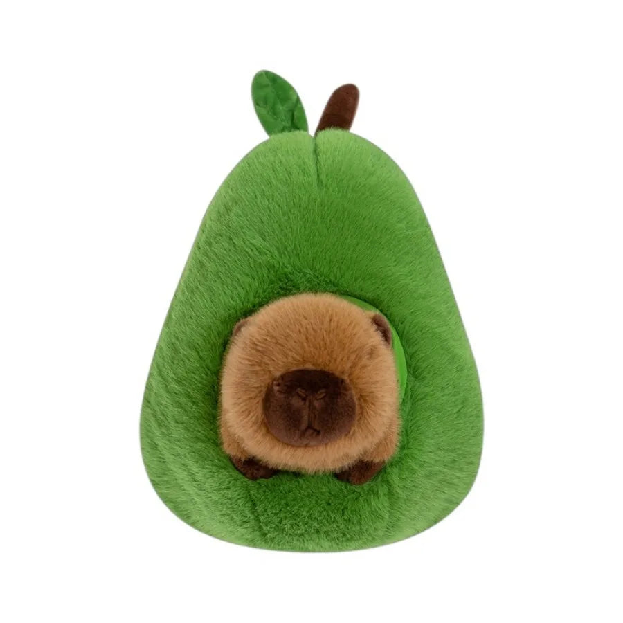 Fluffy Avocado Capybara Plushie - Image 10