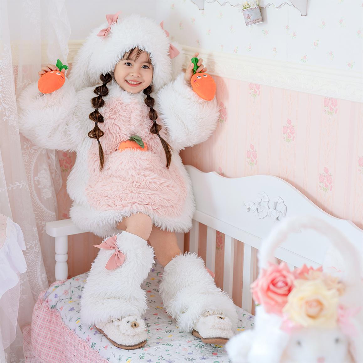 Fluffy Bunny Suit For Kids and Adults - Image 3